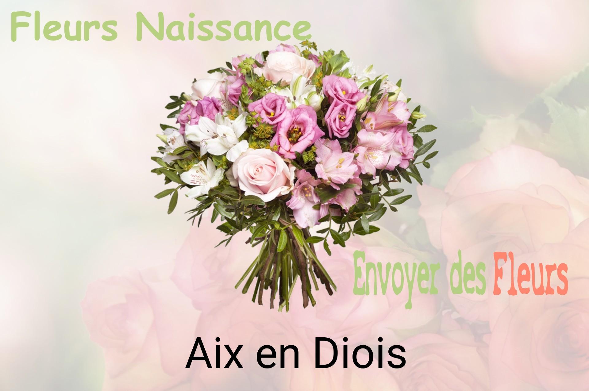 Bouquet de fleurs de naissance livré à Aix-en-Diois
